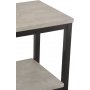 Thorborg Konsolentisch - Betonlaminat/schwarz