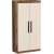 Akser Kleiderschrank - Heller Walnuss/Beige