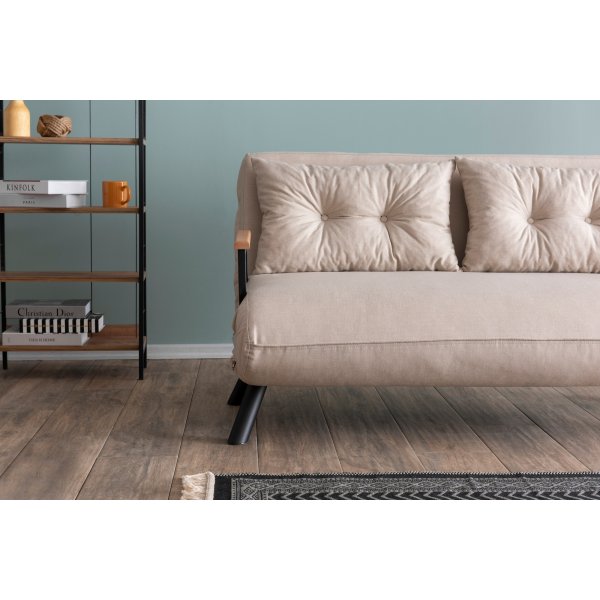 Sando 2 2-Sitzer-Schlafsofa - Creme