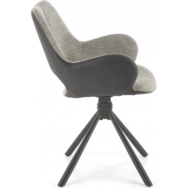 Cadeira Esszimmerstuhl 494 - Grau/Schwarz Cadeira Esszimmerstuhl 494 - Grau/Schwarz