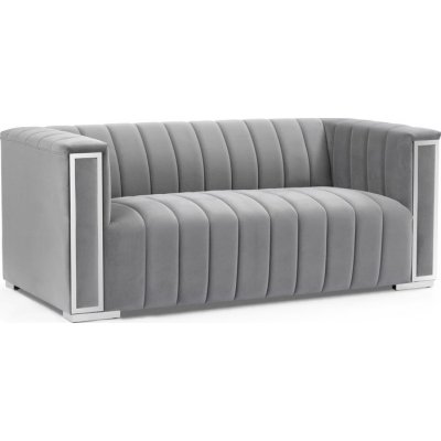 Vogue 2-Sitzer-Sofa aus grauem Samt
