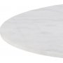 Corby Couchtisch 80 cm - Wei/Nickel
