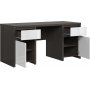 Kaspischer Schreibtisch 160 x 65 cm - Wenge/Wei