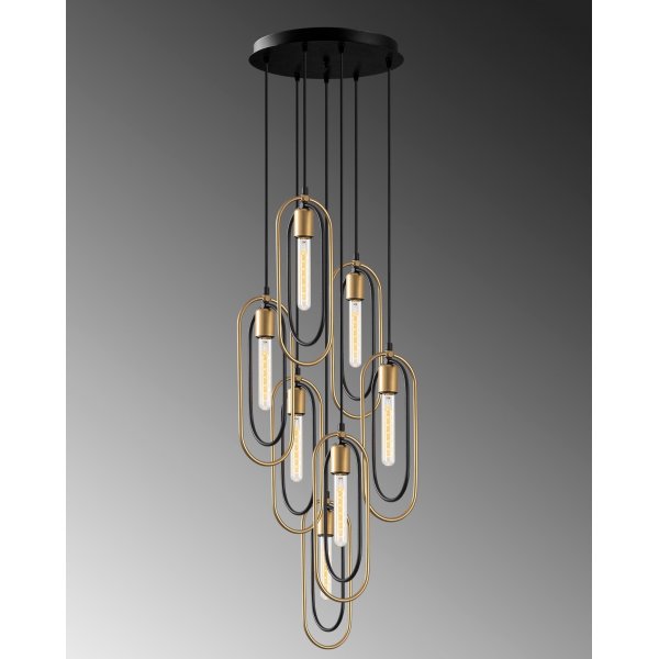 Ceres Deckenleuchte 2051 - Schwarz/Gold