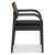 Sikns Stuhl mit schwarzem Gestell und Rattan + Mbelfe