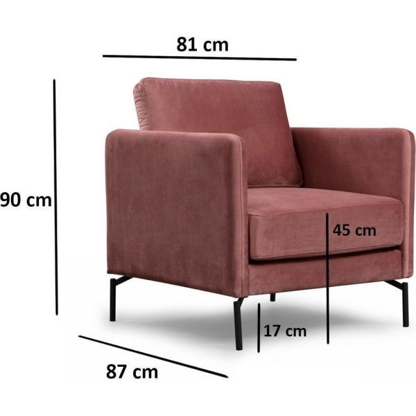 Sino-Sessel - Rosa Sino-Sessel - Rosa