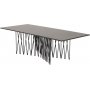 Alborga Couchtisch 140 x 60 cm - Schwarz