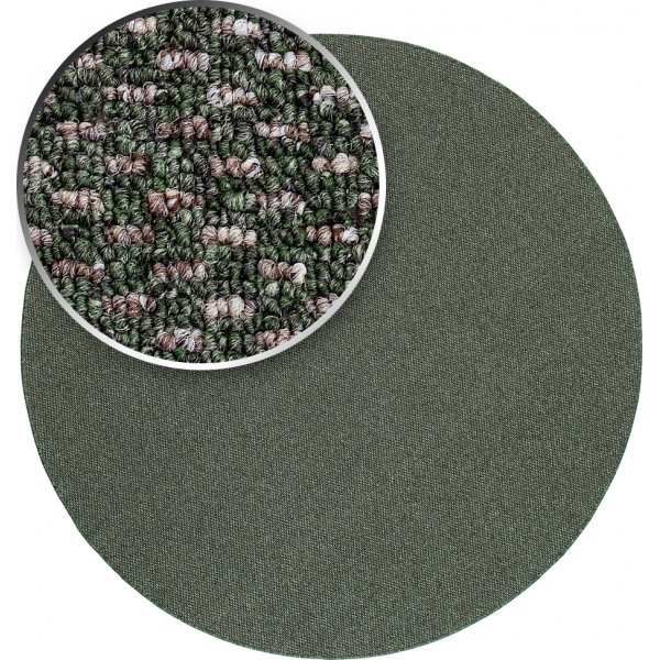 Zeus flach gewebter Teppich Smaragdgrn