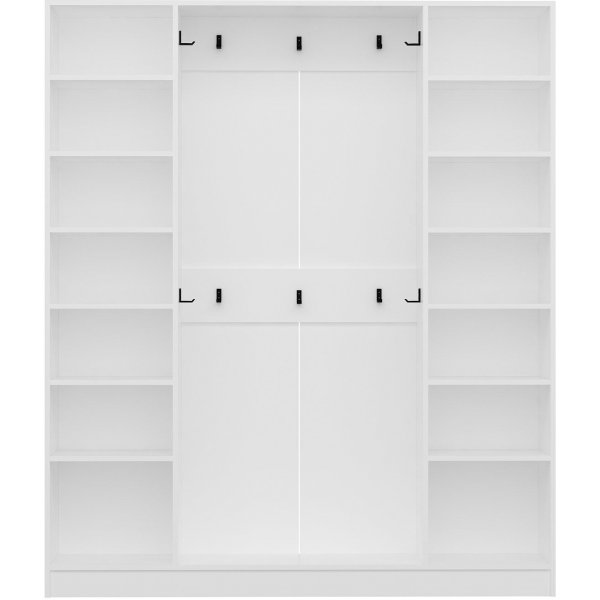 Armadio Flurmöbel 180 x 35 x 210 cm - Weiß Armadio Flurmöbel 180 x 35 x 210 cm - Weiß