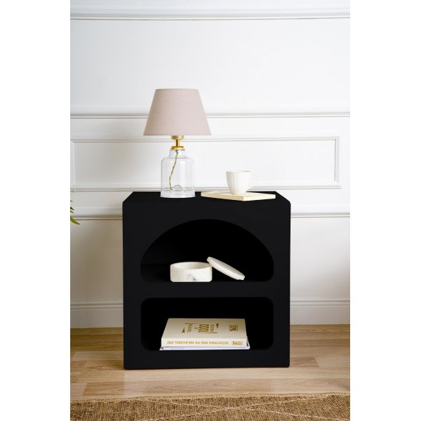 Liva Nachttisch - Schwarz