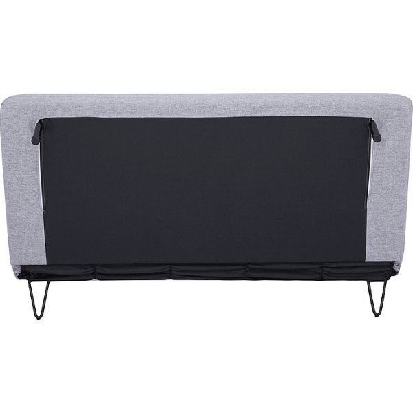 Graues 2-Sitzer-Schlafsofa Zenia