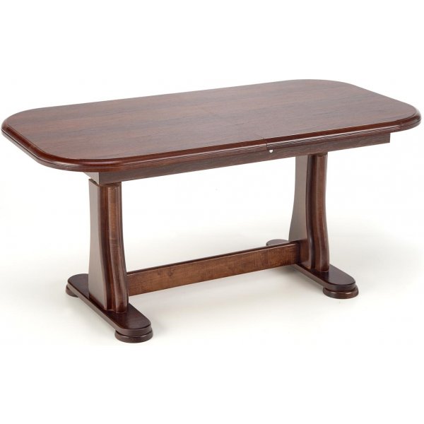 Seiteninsel-Couchtisch 125-164 cm - dunkler Walnuss Seiteninsel-Couchtisch 125-164 cm - dunkler Walnuss