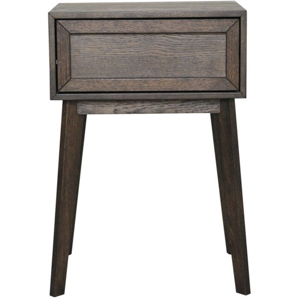 Isak Nachttisch - Braunes Eichenfurnier