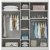 Bahar Kleiderschrank 175 x 50 x 210 cm - Wei