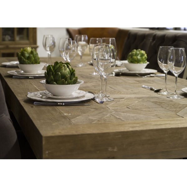 Tisch 280x100 cm rustikales Holz - Palma