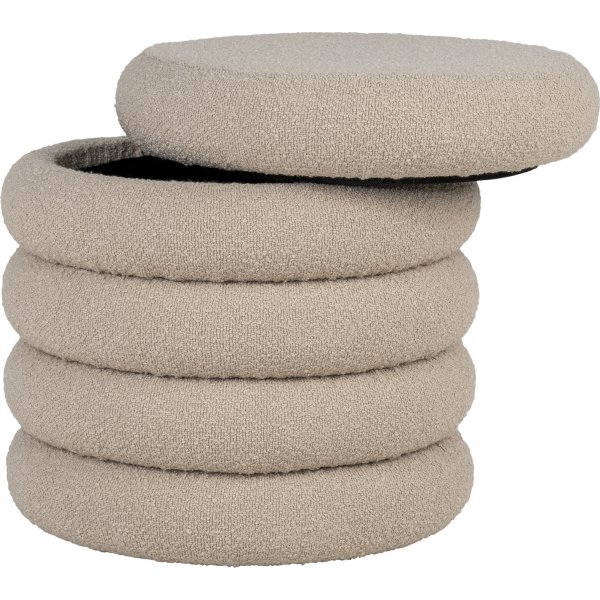 Brooklyn Pouf Beige Bouclé Brooklyn Pouf Beige Bouclé
