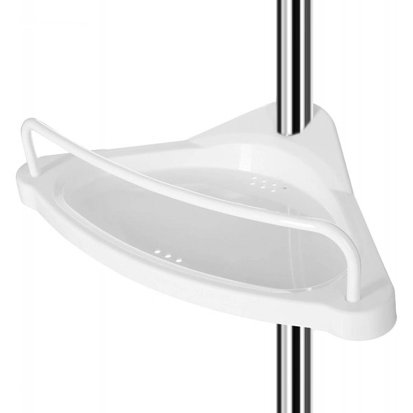 Abarema Duschregal - Silber/Wei