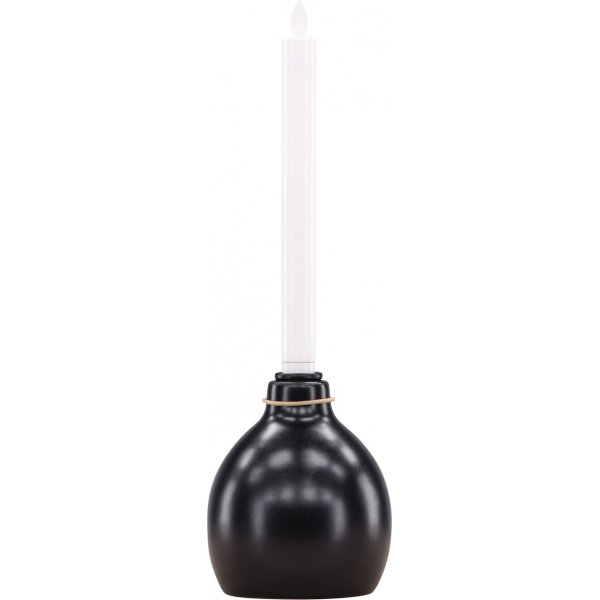 Ulricehamn LED-Kerzenständer 32 x 12 cm - Schwarz/Weiß Ulricehamn LED-Kerzenständer 32 x 12 cm - Schwarz/Weiß