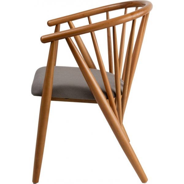 Doris Sessel - Eiche/Grau