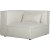 Nees Modulsofa - Eckteil links - Stone White