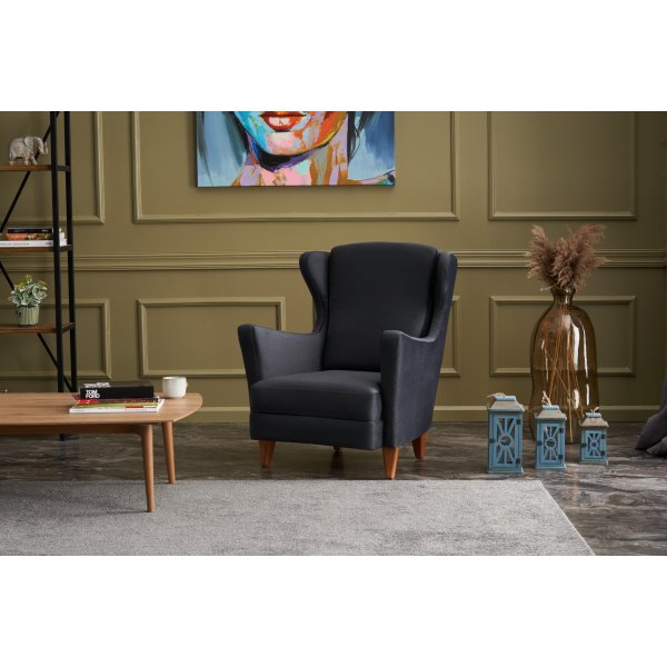 Sessel Lola - Anthrazit Sessel Lola - Anthrazit