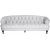 Oxford Deluxe 3-Sitzer-Sofa aus beigem Samt