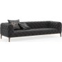 Modisches 3-Sitzer-Sofa - Grau