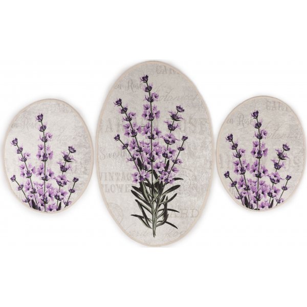Badezimmerteppich lavendel
