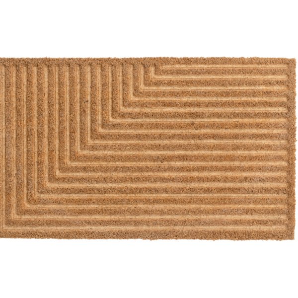 Jon Fußmatte 75 x 45 cm - Schwarz/Natur Jon Fußmatte 75 x 45 cm - Schwarz/Natur