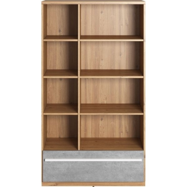 Plano Bücherregal - Nash Eiche/Grau Plano Bücherregal - Nash Eiche/Grau