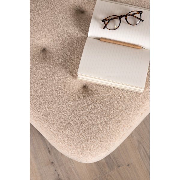 Hocker Salina - Weies Vlies