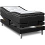 Verstellbares Bett schwarz 7-Zonen