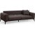 Kenzo 3-Sitzer-Sofa - Grau