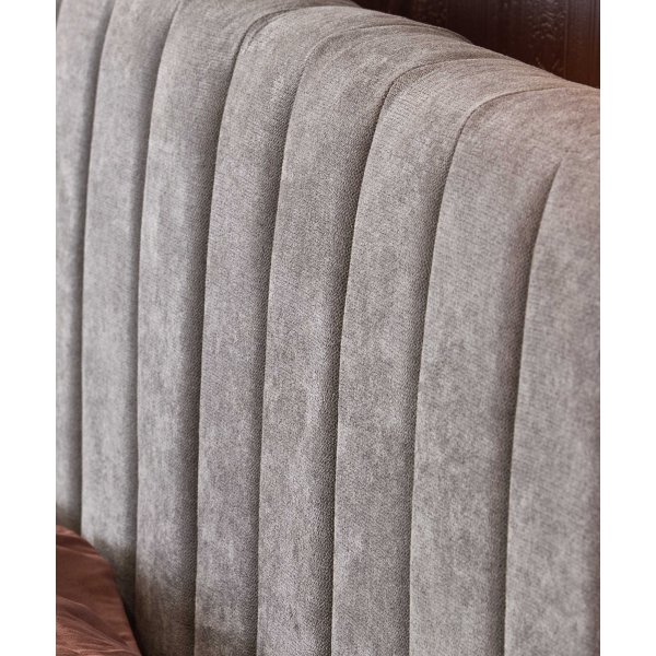 Polenta Bettrahmen 160x200 cm - Grau Polenta Bettrahmen 160x200 cm - Grau