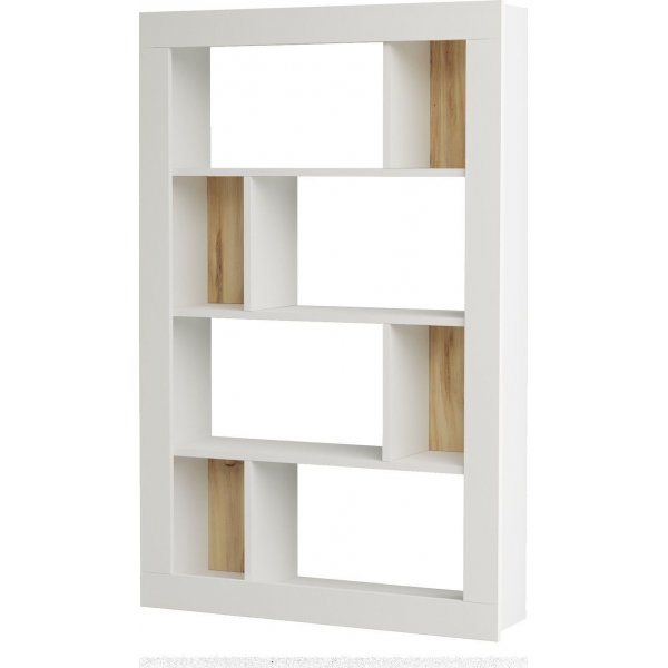 Luvio B�cherregal 22 - Eiche/wei�