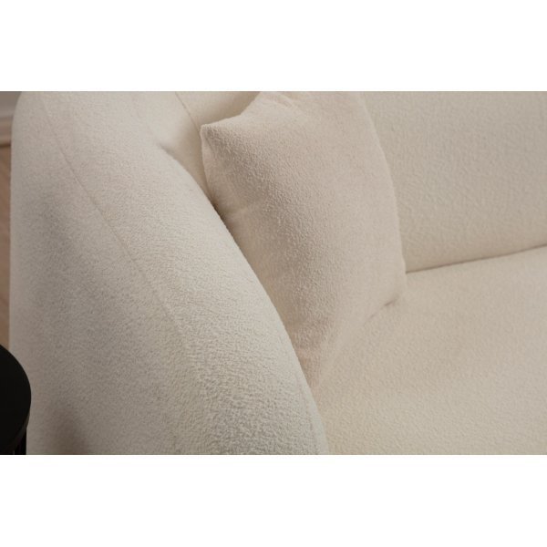 Asis 2-Sitzer-Sofa - Creme