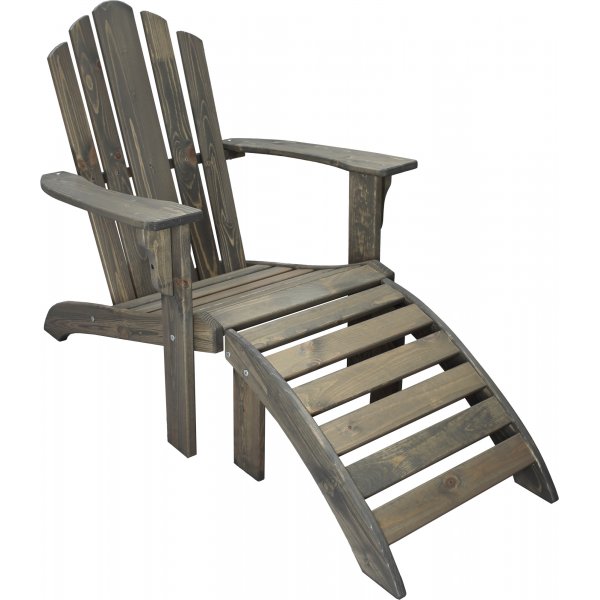 Newport Liegestuhl - Grau