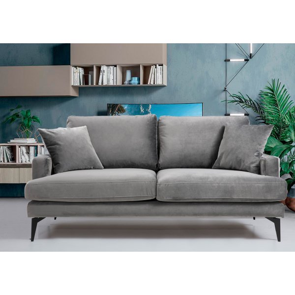 Papira 2-Sitzer-Sofa - Grau Papira 2-Sitzer-Sofa - Grau
