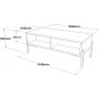 Neo Couchtisch 94 x 45,5 cm - Braun