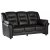 Lotas 3-Sitzer-Sofa aus schwarzem PU COPY