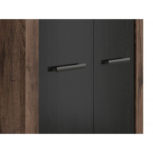 Carrie Kleiderschrank - Braune Eiche