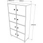 Vilamo Schrank 59 - Schwarz