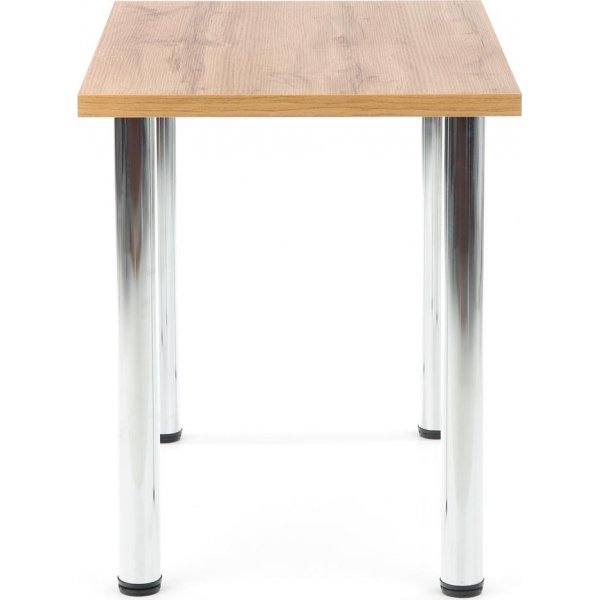 Buno Esstisch 90 cm - Wotan Eiche/Chrom