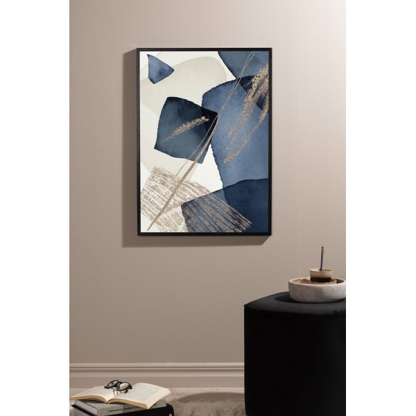 Poster - Blauer Wirbel