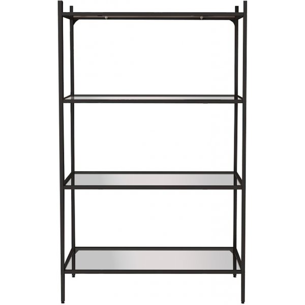 Marta B�cherregal - Schwarz/Glas