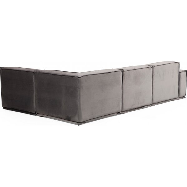 Lego Ecksofa 190 cm rechts - Grau