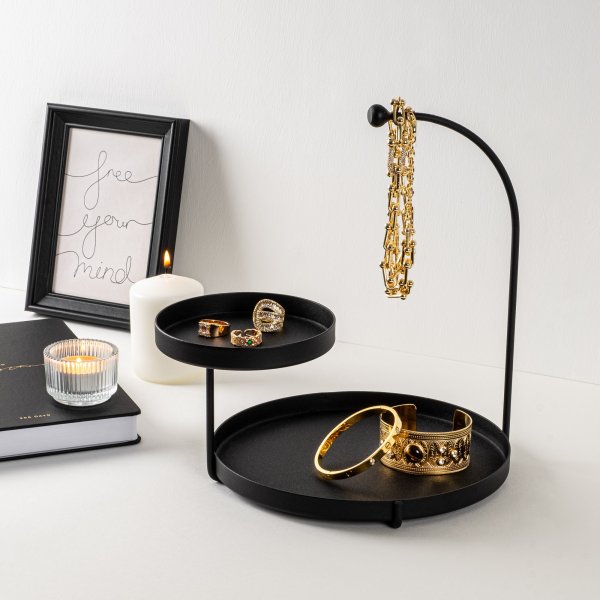 Knidos Dekoteller - Schwarz