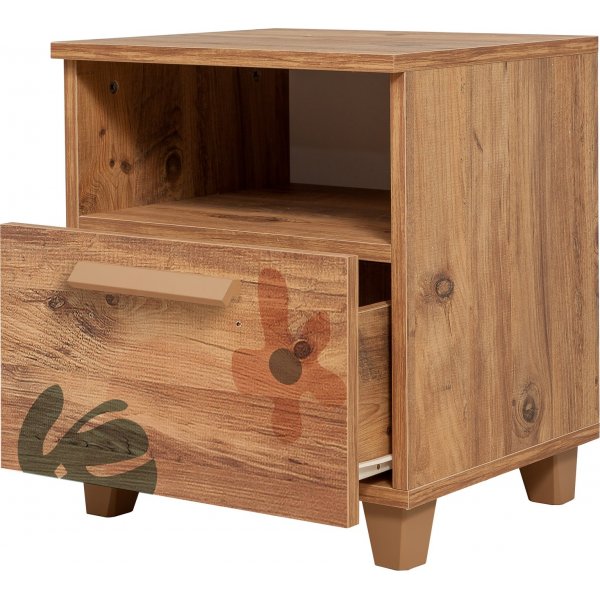 Leva Leaf Nachttisch - Kiefer