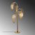 Palmen-Stehlampe - Gold