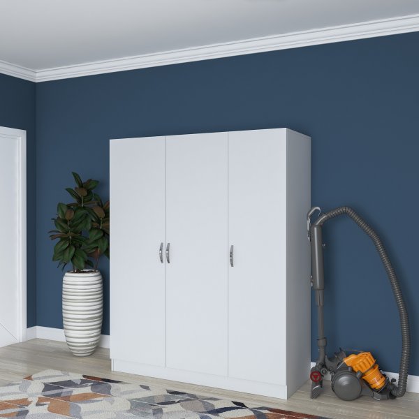 Baden Kleiderschrank 5 - Weiß Baden Kleiderschrank 5 - Weiß